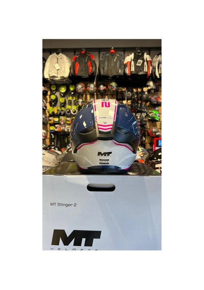 Mt Kask Ff126 Stınger 2 Core A8 Parlak Şeffaf Vizörlü Çok Renkli