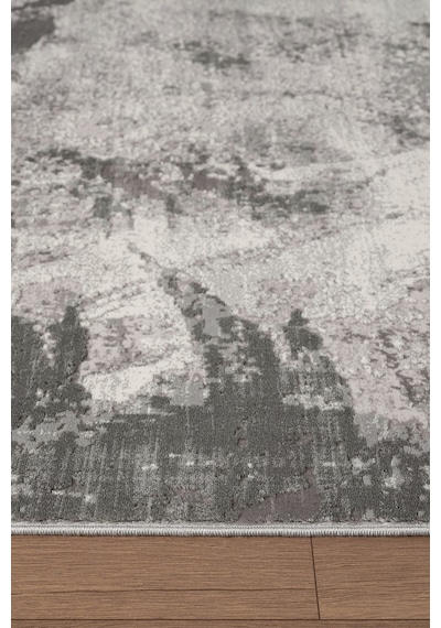 Matris Mı001g Gri Halı Modern Pamuk Taban Akrilik Tozuaz Salon Yatak Odası Koridor Halısı-1328