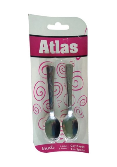 Atlas 6'li Çay Kaşığı Çok Renkli