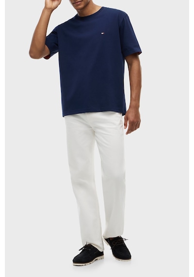 Tommy Hilfiger Pamuklu Regular Fit Bisiklet Yaka T Shirt Erkek T Shirt Mw0mw43203 Dcc Lacivert