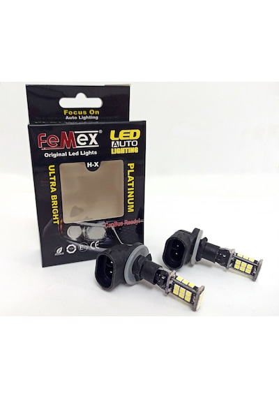 Femex H27 Sis Led Ampul Beyaz Renk Sadece Sis Farları İçin