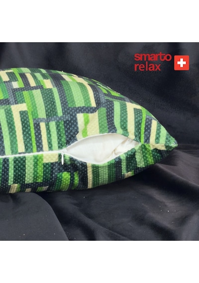 Smarto Relax Içi Dolgulu Kırlent 45x45 Cm Kare Salon & Berjer Kırlenti Çok Renkli