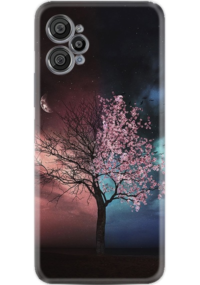 Casper Via X30 X30 Plus Kılıf Kılıf Desenli Silikon Platinium Series Heaven Tree 1859