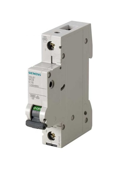 Siemens Otomatik Sigorta 5Sl6106-7 C Tipi 1 Fazlı 6 Amper 6Ka