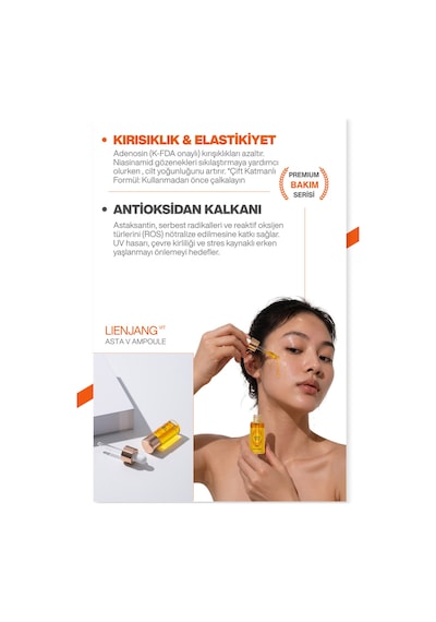 %13 Saf C Vitamini & Astaksantin Leke & Kırışıklık Karşıtı Yoğun Aydınlatıcı Ton Eşitleyici Ampül Seti 4x10ml