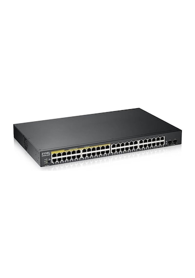 Gs1900-48hp V2, 48 Port, Gigabit, 24 Port Poe 170w, 2 Port Gigabit Sfp, Yönetilebilir, Rackmou-136411