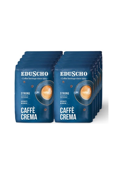 Eduscho Caffè Crema Strong Çekirdek Kahve - 10 X 500 G Çekirdek Kahve