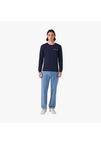 Champion Ls Erkek Lacivert T-shirt 221799 2800284