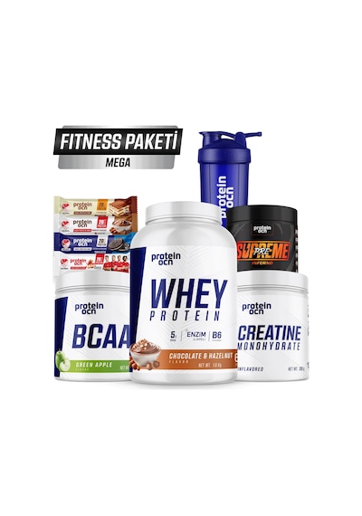 Proteinocean Fitness Paketi Mega - ChocoNut Yeşil Elma