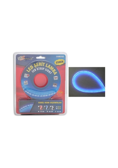 Ledli Şerit Lamba 12V Mavi 30Cm Laak152-2