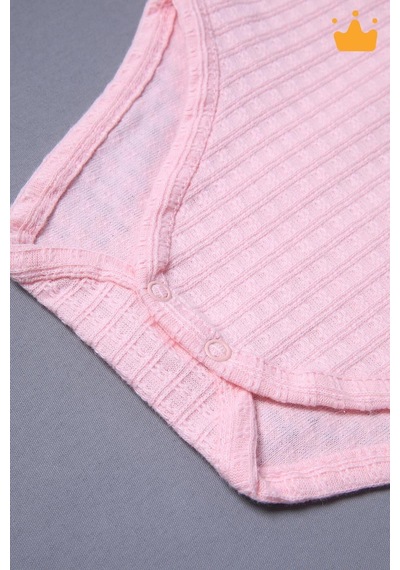 Babyhola 1-3 Yaş Kız Bebek Çocuk Çıtçıtlı Badi Pantolon Şık Alt Üst 2'li Takım Bayramlık 2327 Pembe