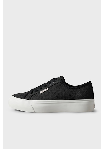 Calvin Klein Logolu Platform Sneaker Ayakkabı Hw0hw03265beh Bayan Ayakkabı Hw0hw03265 Beh Siyah