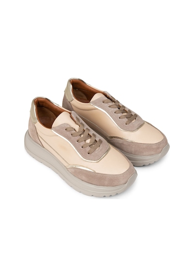 Deery Kadın Hakiki Deri Bej Sneaker Ayakkabı - M0509zbeje01 Bej