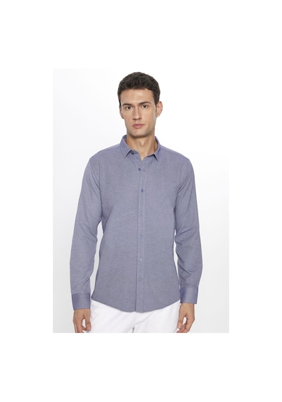 Tudors Erkek Modern Slim Fit Dar Kesim Uzun Kollu Pamuklu Kolay Ütü Armürlü Mavi Gömlek-31490-mavi Mavi Tudors Erkek Modern Slim Fit Dar Kesim Uzun Kollu Pamuklu Kolay Ütü Armürlü Mavi Gömlek-31490-mavi Mavi