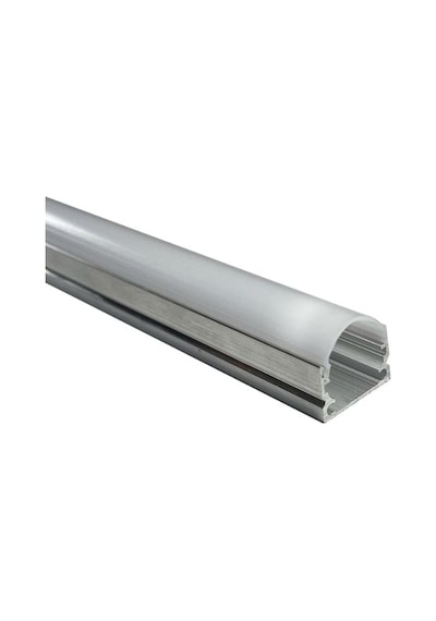 Lineer Alüminyum Boş Kasa Profil - Led Bar Boş Kasa Opak Cam 1metre