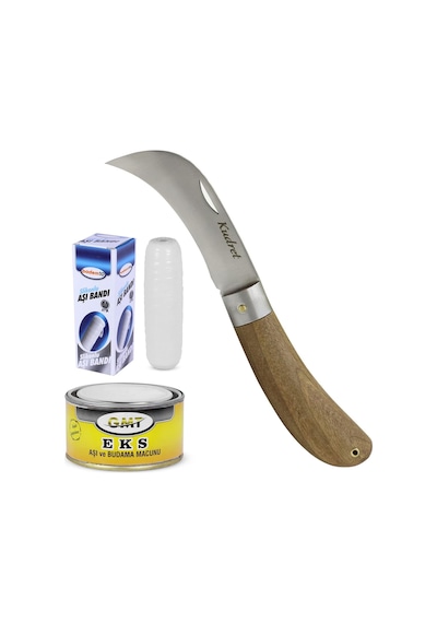 Aşı Bıçağı Seti 3'lü Aşı Bıçağı+aşı Macunu+aşı Bandı