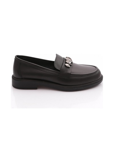 Dgn 147 Kadin Loafer Ayakkabi Siyah