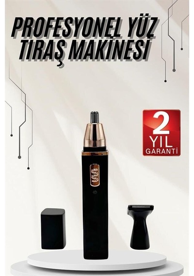 Kulak Burun Tıraş Makinesi Taşınabilir Şarjlı 3 Başlıklı Uzun Ömürlü Mh-hs3390-5890