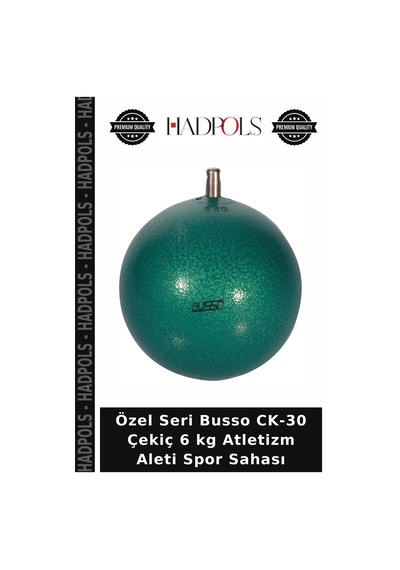 Özel Seri Busso Ck-30 Çekiç 6 Kg Atletizm Aleti Spor Sahası
