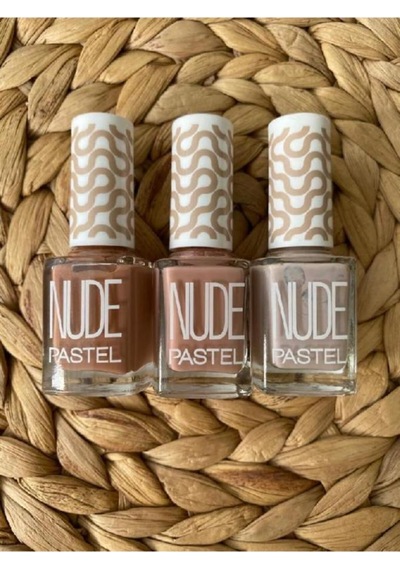 Pastel 3 Adet Nude Oje