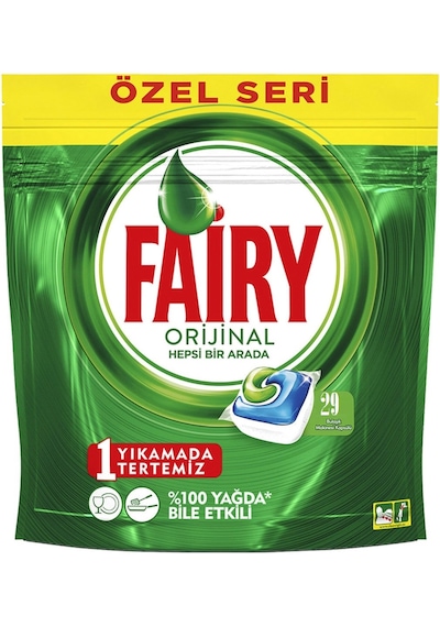 Fairy Özel Seri Bulaşık Makinesi Deterjanı 29 Tablet
