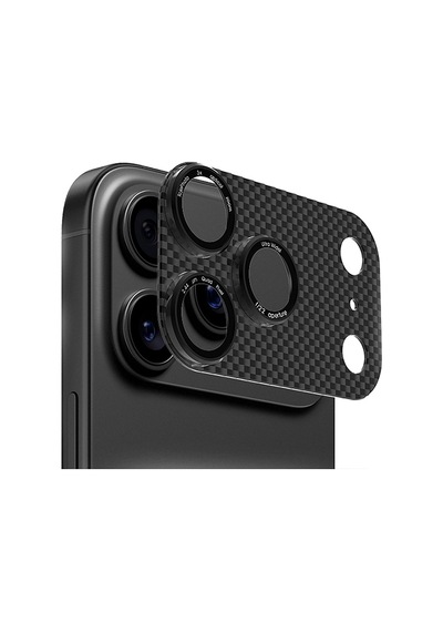 Apple Uyumlu iPhone 17 Pro Max Zore Cl-21 Kamera Lens Koruyucu Siyah