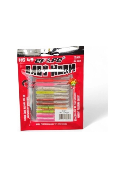 Effe Hg49 Baby Worm 5.2cm Lrf Silikonu Renk: Orange