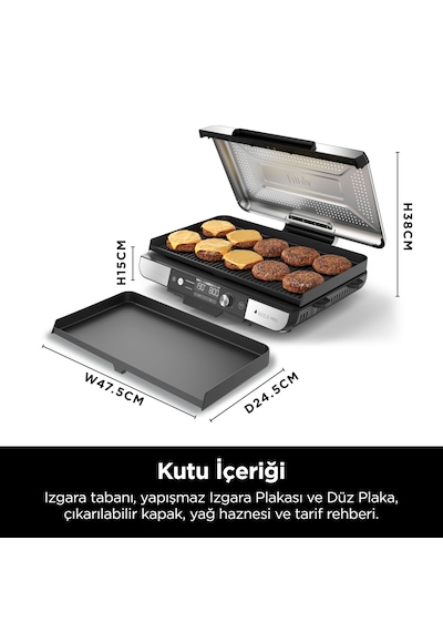 Ninja Sizzle Pro XL GX101EU Indoor Grill Izgara Makinesi