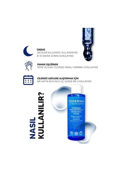 Zederma Gözenek Sıkılaştırıcı Arındırıcı Tonik 200ml