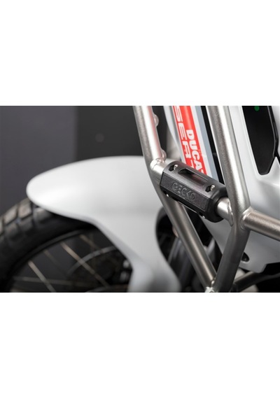 Motosiklet Koruma Demiri Takozu Gecko Universal Yuvarlak 100 Mm Siyah Renk