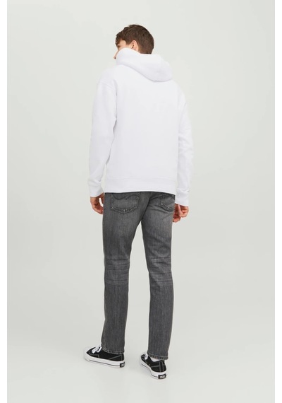 Jack & Jones Jack&jones Jjestar Jj Sweat Hood Noos Beyaz 001