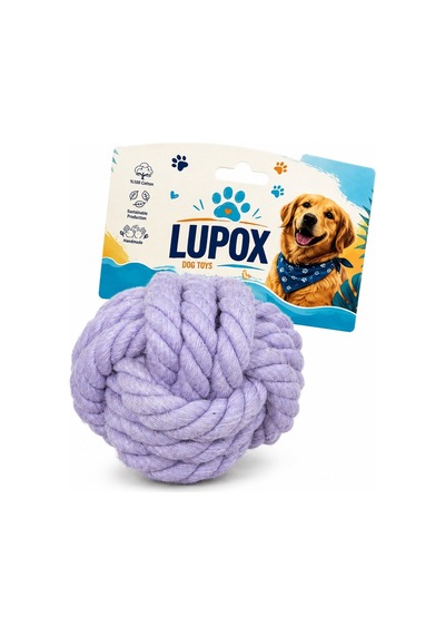 Pamuk Standart Köpek Oyun Topu Lila