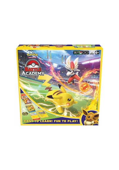 Pokemon Battle Academy Cinderace V - Pikachu V - Eevee V - Galarian 180 Kartlık 2-3 Kişilik Oyun Set