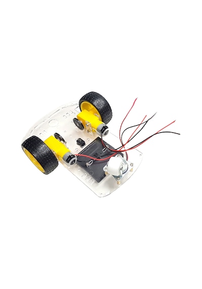 2wd Çok Amaçlı Mobil Robot Araba Platformu Kendin Yap Kiti Redüktörlü Motor Ve Şase Seti Demonte Montesiz