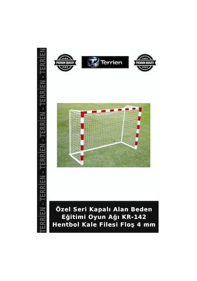 Özel Seri Kapalı Alan Beden Eğitimi Oyun Ağı Kr-142 Hentbol Kale Filesi Floş 4 Mm Çok Renkli