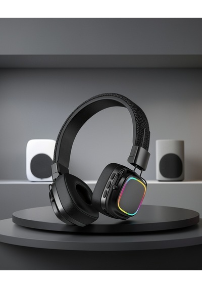 Kulak Üstü Bluetooth Kulaklık Katlanabilir Rgb Işıklı Uczzzxy30sodo-4