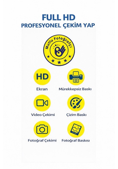 Cmr101 Dijital Çocuk Kamerası Print Kamerası 1080p Full Hd Termal Yazıcılı 2.0 Ekranlı Yeşil