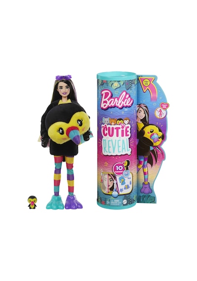 Barbie Cutie Reveal Jungle Series - Toucan HKR00