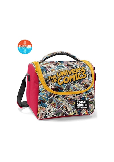Coral High Kids Çizgi Roman Desenli 3 Lü Okul Çanta Seti Set0133215 Çok Renkli