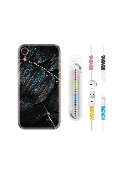 Apple Uyumlu iPhone XR Kılıf Kablo Koruyuculu Foid Green 1643
