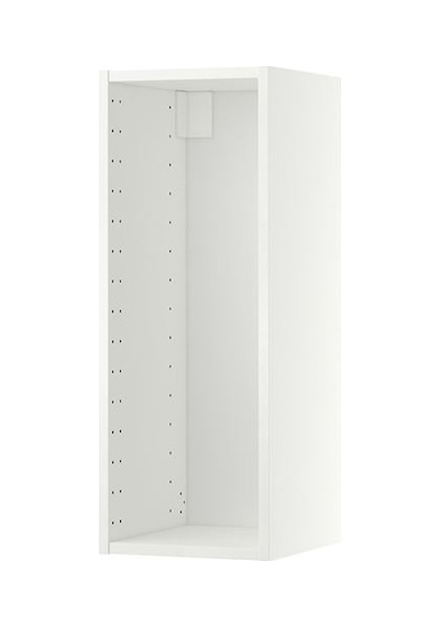 Ikea Metod Mutfak Duvar Dolabı İskeleti, Beyaz, 30x37x80 Cm