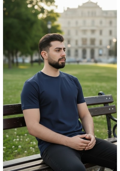 Luxıc Core Unisex Siyah %100 Pamuk Basic Tişört Bisiklet Yaka Kısa Kol Rahat Kesim Günlük Yazlık M - Lcr-ts-sıyah
