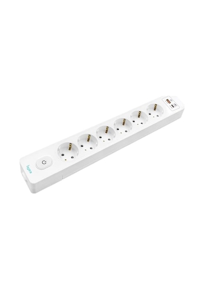 Altılı Anahtarlı Usb Hızlı Şarjlı 20w Topraklı Priz, 2m, Çocuk Korumalı
