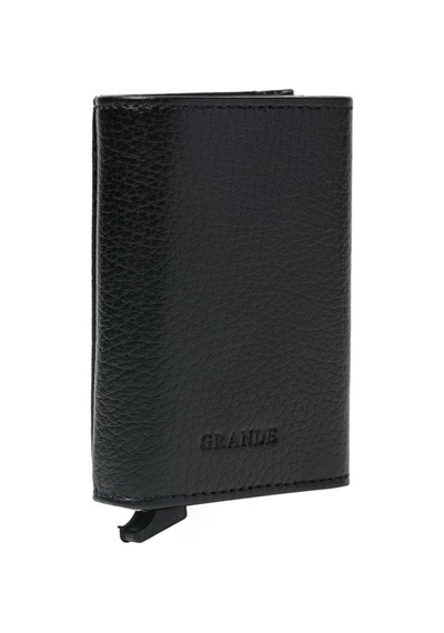Siyah Cüzdan & Kartlık Unisex 725 Grande Deri Cüzdan Kartlık