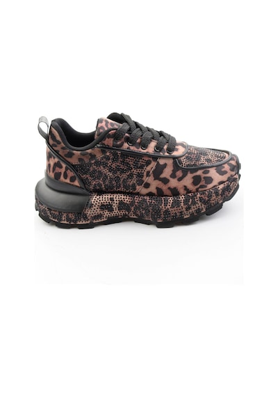 Bambi Leopar Siyah Kadın Sneaker K01235003387
