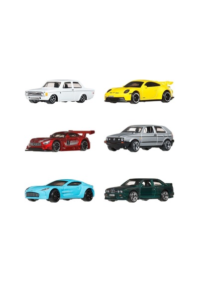 Jlb25 Hot Wheels Euro 6lı Araç Paketi 1:64