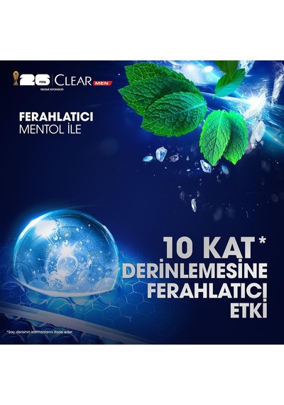 Clear Men Cool Sport Menthol Kepeğe Karşı Etkili Şampuan 350 Ml Beyaz