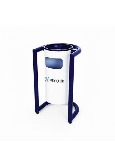 Park Ve Bahçe Çöp Kovası P&b-808 Dış Mekan Metal Çöp Kutusu Hey Çelik