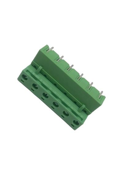6 Pin 7.62mm Geçmeli 90c Takım Klemens