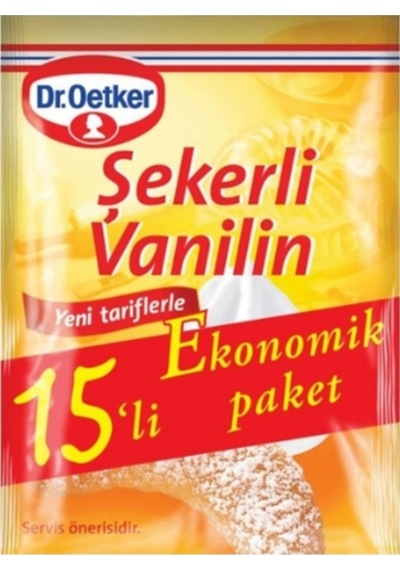 Dr Oetker Şekerli Vanilin 15-li 2'li
